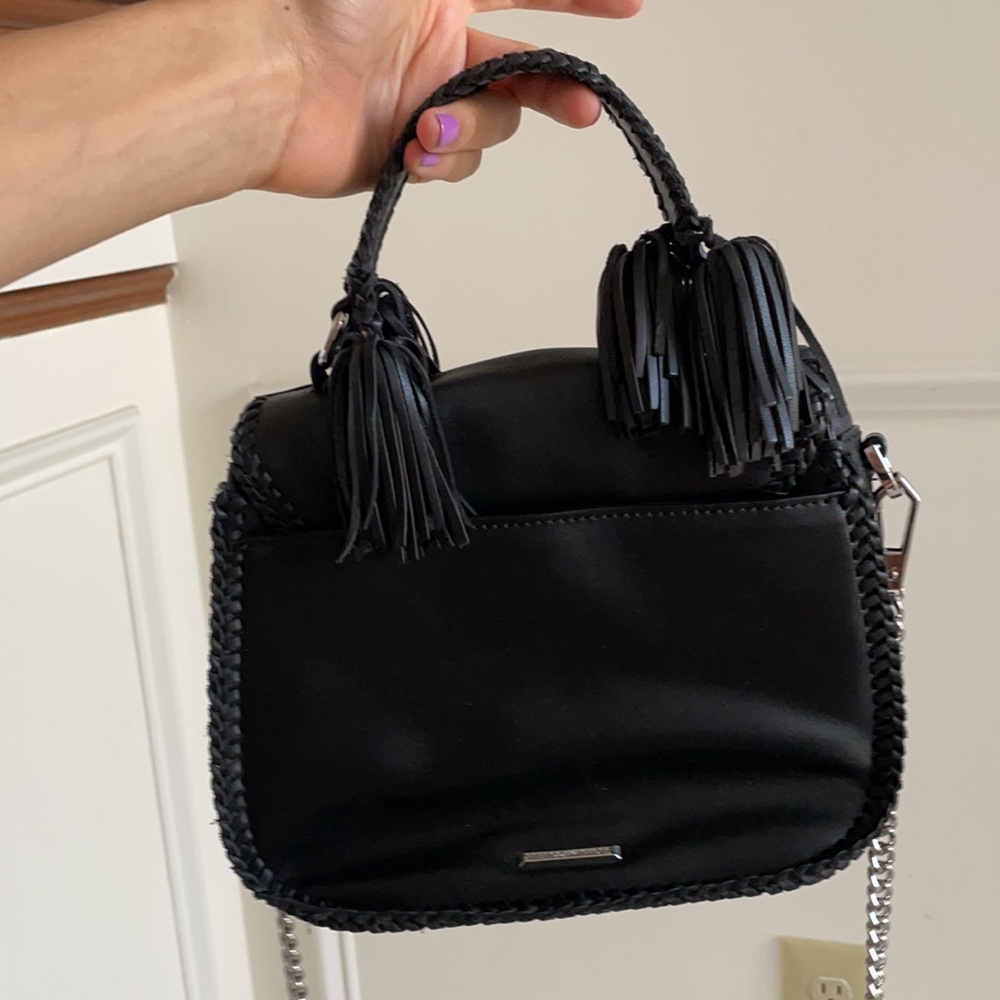 Rebecca Minkoff black tassel purse - Picture 3 of 6